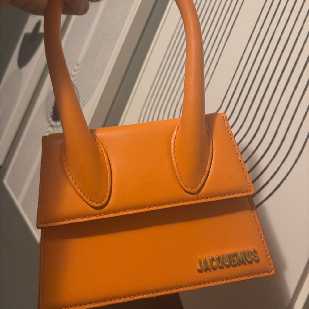 Jacquemus Vibrant Orange Handbag